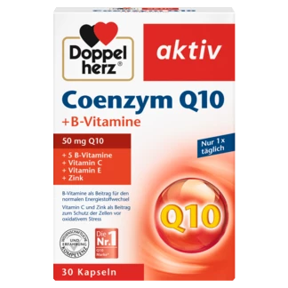 Abbildung der Produktverpackung Doppelherz aktiv Coenzym Q10 Frontansicht